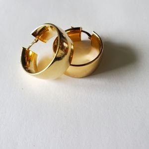 Gold vermeil hoop earrings